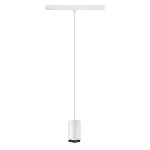 Lištové Magnetic SLV - LA 1006807 NUMINOS® XS 48V TRACK DALI závěsné svítidlo, bílá / černá, 8,7W, 700lm, 4000K, CRI90, 40°. - BIG WHITE (SLV) - foto 1