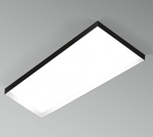 Pro LED panely - CEN KIT-PLFS60120N KIT PQUADRO rám černý pro povrchovou montáž LED PANEL 600x1200x67mm vcelku - CENTURY