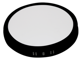 LED panely - 6W LED Surface Panel Round 3CCT Černá