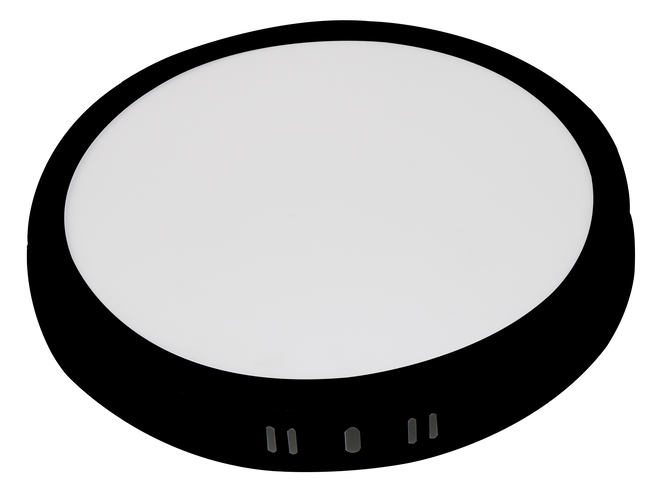 LED panely - 6W LED Surface Panel Round 3CCT Černá - foto 1