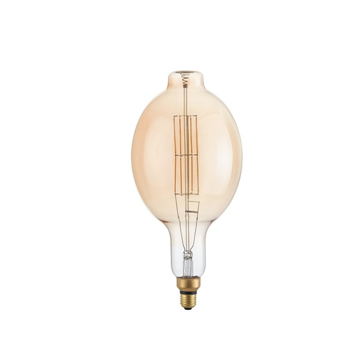 E27 - FAN I-LUXA-V-E27-BT180 Dekorativní LED žárovka LUXA jantar BT180 E27 8W 730LM 2500K 300° 180x347MM 15000h CRI80 - FANEUROPE - foto 1