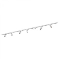 Lištové Briloner 48V - BRILO 8033066 Luxtrail lištový systém, kompletní sada, 6x LED spoty, bílá - BRILO