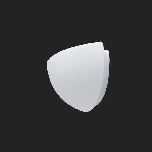 Dekorativní - OS NEL59228 NELA 1 nástěnné skleněné svítidlo bílá IP43 3000 K 8W LED (původní kód OS 59228) - OSMONT - foto 1