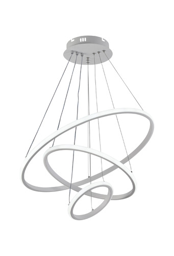 LED přívěšek - LED závěsná lampa CCT 78W bílá stmívatelné + dálkové ovládání - foto 1