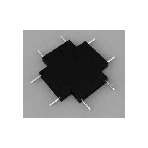 LED mini magnetické stopy - Černý křížový konektor - foto 1