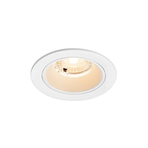 Kruhová - LA 1009446 NUMINOS® S Stropní vestavné svítidlo, 2700 K, 40°, IP20, kulaté, bílé - BIG WHITE (SLV) - foto 1