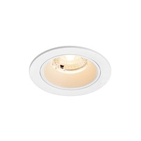 Kruhová - LA 1009446 NUMINOS® S Stropní vestavné svítidlo, 2700 K, 40°, IP20, kulaté, bílé - BIG WHITE (SLV)