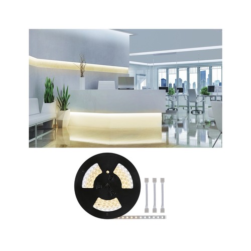 Pracovní osvětlení - P 71041 MaxLED 500 LED Strip Smart Home Bluetooth měnitelná bílá vč. propojek 20m 72W 550lm/m 60LEDs/m měnitelná bílá - PAULMANN - foto 1