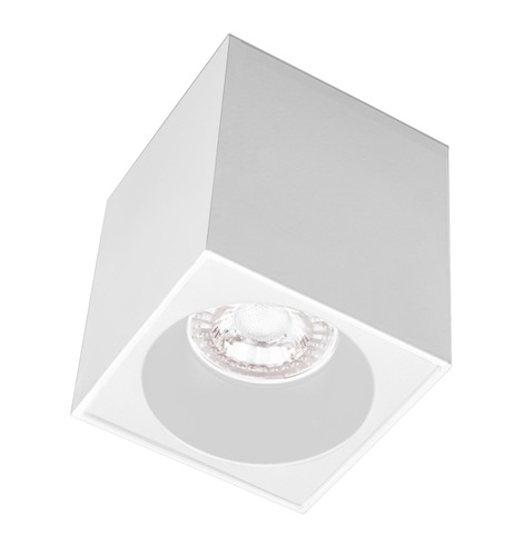 Downlight - CEN ESQBB80-GU10 ESSENZA přisazené svítidlo SQ GU10 bílá 80mm - CENTURY - foto 1