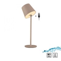 Na stůl - LD 19251-39 BOTERIA LED lampička na láhev, nabíjecí, s přídavnou nohou, písková barva 3000K - JUST LIGHT
