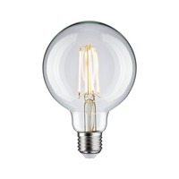 E27 - P 28957 Filament 230V LED Globe G95 E27 7,5W 2700K čirá - PAULMANN