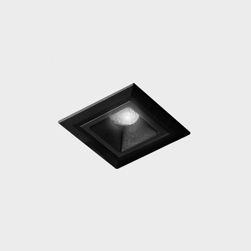 Hranatá - KHL K51300.01.RF.BK-BK.45.ST.9.27.DA NSES zapuštěné svítidlo s rámečkem černá 2 W 2700K DALI - KOHL-Lighting - foto 1