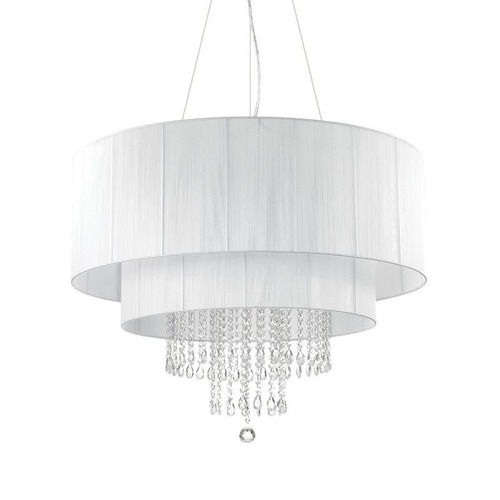 Válec - ILUX 165011 Závěsné svítidlo Ideal Lux Opera SP10 bianco 165011 bílé 90cm - IDEALLUX - foto 1