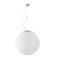 Koule - OS ISI60748 ISIS L5 PM-M závěsné plastové svítidlo kartáčovaná nerez / bílá IP40 4000 K 48W LED - OSMONT