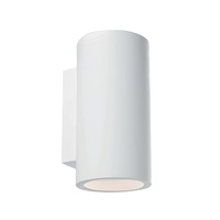 Nepřímé osvětlení - FAN I-BANJIE-L-AP Nástěnné svítidlo Banjie Tubolare, bílé, 2 x GU10, 12 x 24 cm - FANEUROPE