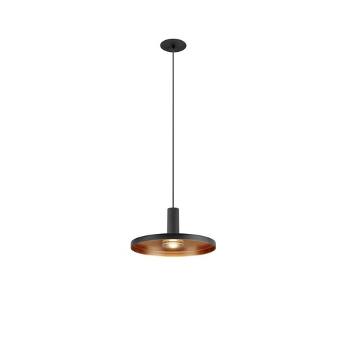 Kónická - LA 1010796 LALU® SET závěsné svítidlo, LED Base, PLATE 22, PHASE, zapuštěná, délka závěsu 200 cm, 2700/3000 K, 40°, černá - BIG WHITE (SLV) - foto 1
