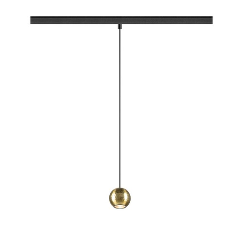 Lištové Magnetic SLV - LA 1010336 DYSKO 48V závěsné svítidlo, DALI, závěsná délka 200 cm, 2700K, 36°, černá / zlatá - BIG WHITE (SLV) - foto 1