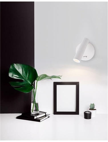 Bodová - NV 8140521 Bodové svítidlo LAREDO bílý hliník LED 3W 3200K vypínač na těle - NOVA LUCE - foto 1