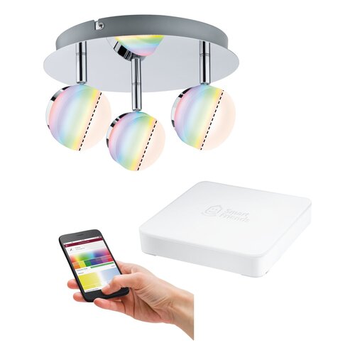 Bodová - P 5018 SmartHome startovací sada Iro spot RGBW včetně SmartFriends Box - PAULMANN - foto 1
