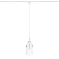 Svítidla - RED R13963 BELLINI L E14 pro jednookr. lištu závěsná bílá čiré sklo 230V E14 15W - RED - DESIGN RENDL