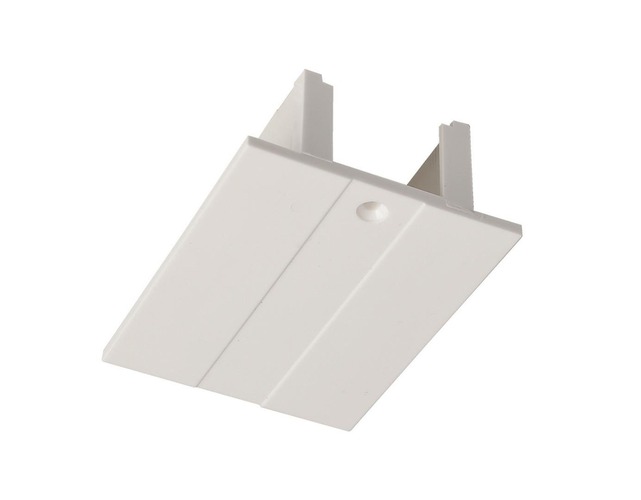 Lišty a příslušenství IVELA - IMPR 710089 Deko-Light kolejnicový systém 3-fázový 230V D Line krycí panel napájení levé/pravé bílá RAL 9016 73,4 mm - foto 1