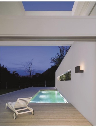 Nástěnná - NV 9160101 Venkovní nástěnné svítidlo BRIN antracitový hliník čiré sklo LED 10W 3000K 200-240V 101st. IP65 - NOVA LUCE - foto 1