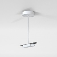Lišty a příslušenství - AST 6020030 Lištový 1F systém závěsné středové napájení pro lištu bílá - ASTRO Lighting