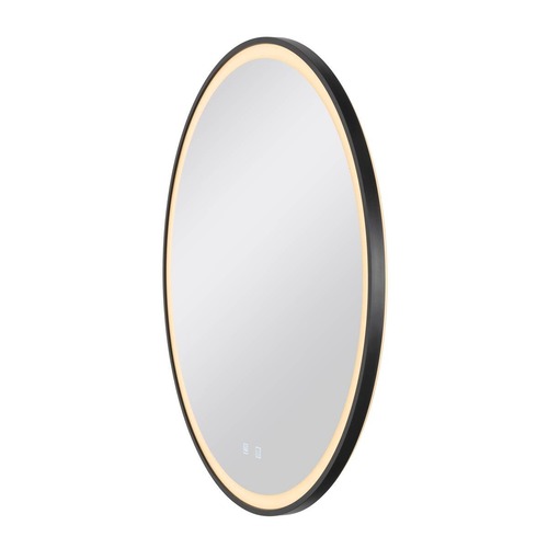 Zrcadla - LA 1007202 TRUKKO 80 zrcadlo Ø 80 cm, chrom, černý okraj - BIG WHITE (SLV) - foto 1