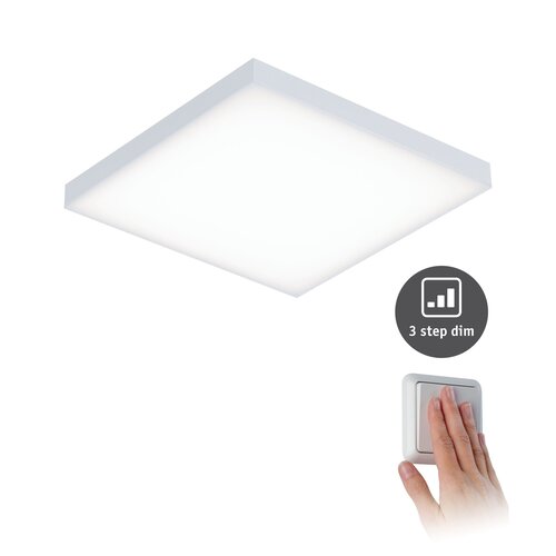 Downlight - P 79820 LED Panel Velora 3-krokové-stmívatelné 225x225mm 12W 3.000K - PAULMANN - foto 1