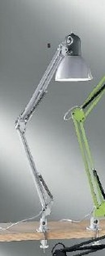 Stolní lampy s klipem - OR LA 4-1060 BÍLÁ Stolní lampa 1xE27, bílá barva, nastavitelné rameno - ORION - foto 1