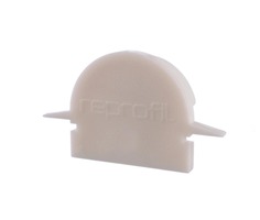 Krytky pro Al profily - IMPR 979550 Koncovka R-ET-01-12 bílá 27 mm 2 ks - LIGHT IMPRESSIONS