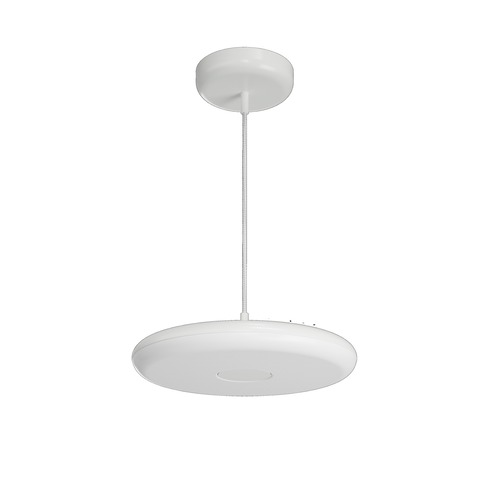 Kruhová - OS ZET60048 ZETA ST1 FP závěsné plastové svítidlo bílá IP40 3000 K 31W LED - OSMONT - foto 1
