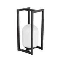 Na stůl - FAN LED-CLIMAX-LG1 Nabíjecí venkovní svítidlo CLIMAX černá, akrylát/kov, 2 W, 140 lm, 3000 K, IP54, 35,4 x 16 cm - FANEUROPE