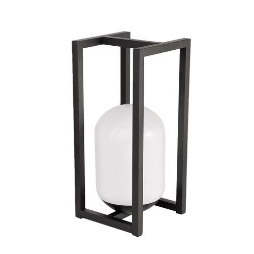 Na stůl - FAN LED-CLIMAX-LG1 Nabíjecí venkovní svítidlo CLIMAX černá, akrylát/kov, 2 W, 140 lm, 3000 K, IP54, 35,4 x 16 cm - FANEUROPE - foto 1