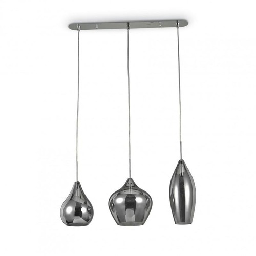 Vícečetná - ILUX 111865 Závěsné svítidlo Ideal Lux Soft SP3 fumé 111865 šedé - IDEALLUX - foto 1