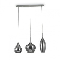 Vícečetná - ILUX 111865 Závěsné svítidlo Ideal Lux Soft SP3 fumé 111865 šedé - IDEALLUX
