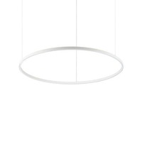 Kruhová - ILUX 269870 LED Závěsné svítidlo Ideal Lux ORACLE SLIM D90 ROUND WH 4000K 269870 51W 4280lm 4000K IP20 90cm bílé - IDEALLUX