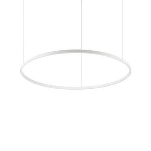 Kruhová - ILUX 269870 LED Závěsné svítidlo Ideal Lux ORACLE SLIM D90 ROUND WH 4000K 269870 51W 4280lm 4000K IP20 90cm bílé - IDEALLUX - foto 1