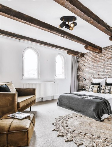 Bodová - NV 9111438 Bodové svítidlo POGNO černá a zlatý hliník GU10 3x10W IP20 220-240V bez žárovky - NOVA LUCE - foto 1