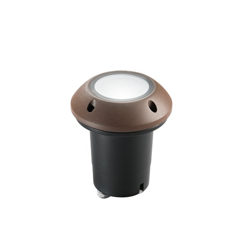 Zapuštěná - FAN I-HUMMER-UP-BRO Pojízdné svítidlo Faro Carrabile Hummer Inox, bronzové, 1 x GU10, 10,5 x 10,5 x 14,4 cm, IP67 - FANEUROPE - foto 1