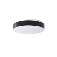Kruhová - OS DEL69061 DELIA C1 stropní/nástěnné plastové svítidlo bílá / bílo - černá IP54 3000 K 19W LED DALI (původní kód OS 69061) - OSMONT