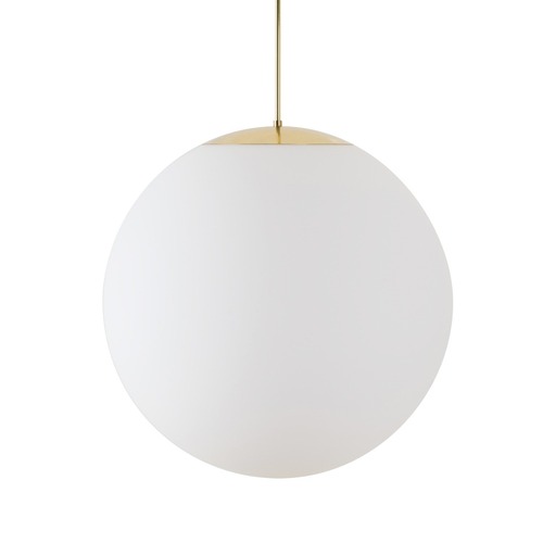Koule - OS ADR62126 ADRIA P5 HP závěsné skleněné svítidlo mosaz leštěná / bílá IP40 3000 K 65W LED DALI (původní kód OS 62126) - OSMONT - foto 1