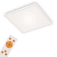 Hranatá - BRILO 7378-116 Bezrámečkový LED panel, 45 cm, 2800 lm, 24 W, bílé - BRILO