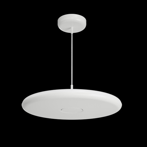 Kruhová - OS ZET60084 ZETA ST2 PF závěsné plastové svítidlo bílá IP40 3000 K 38W LED - OSMONT - foto 1