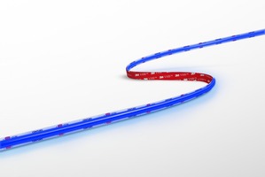 Dekorační - CEN ACOBBL-1048000 LED pásek ACCENTO COB 24V DC 10W/m STRIP 5m modrá IP20  - CENTURY