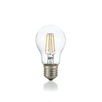 E27 - ILUX 153964 LAMPADINA CLASSIC E27 8W GOCCIA TRASPARENTE 4000K - IDEALLUX