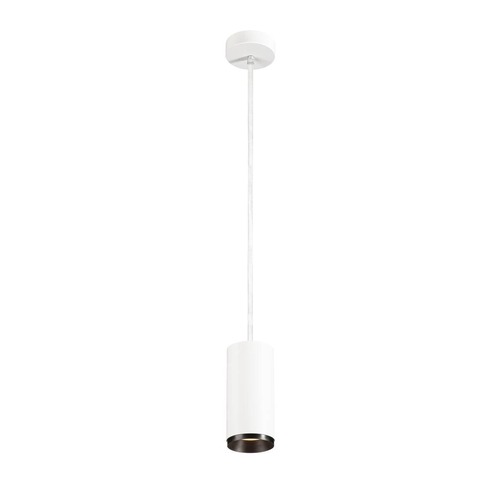 Subtilní - LA 1004542 NUMINOS® PD DALI M vnitřní LED závěsné svítidlo bílá/černá 3000 K 24° - BIG WHITE (SLV) - foto 1
