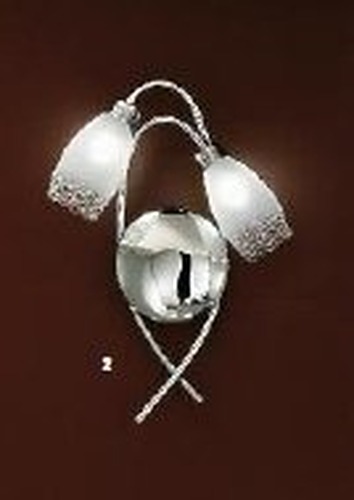 Dekorativní - OR WA 2-1149/2 CHRO Nástěnné svítidlo 2x28W G9 chrom, výška 38cm - ORION - foto 1