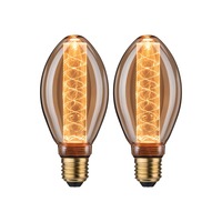 E27 - P 5072 Inner Glow Edition sada LED žárovka E27 230V 2x4W 1800K zlatá spirála - PAULMANN