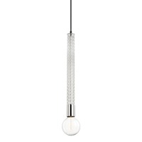 Subtilní - HVLG H256701-PN-CE Závěsné svítidlo PIPPIN ocel nikl E27 1x40W - HUDSON VALLEY (Mitzi)